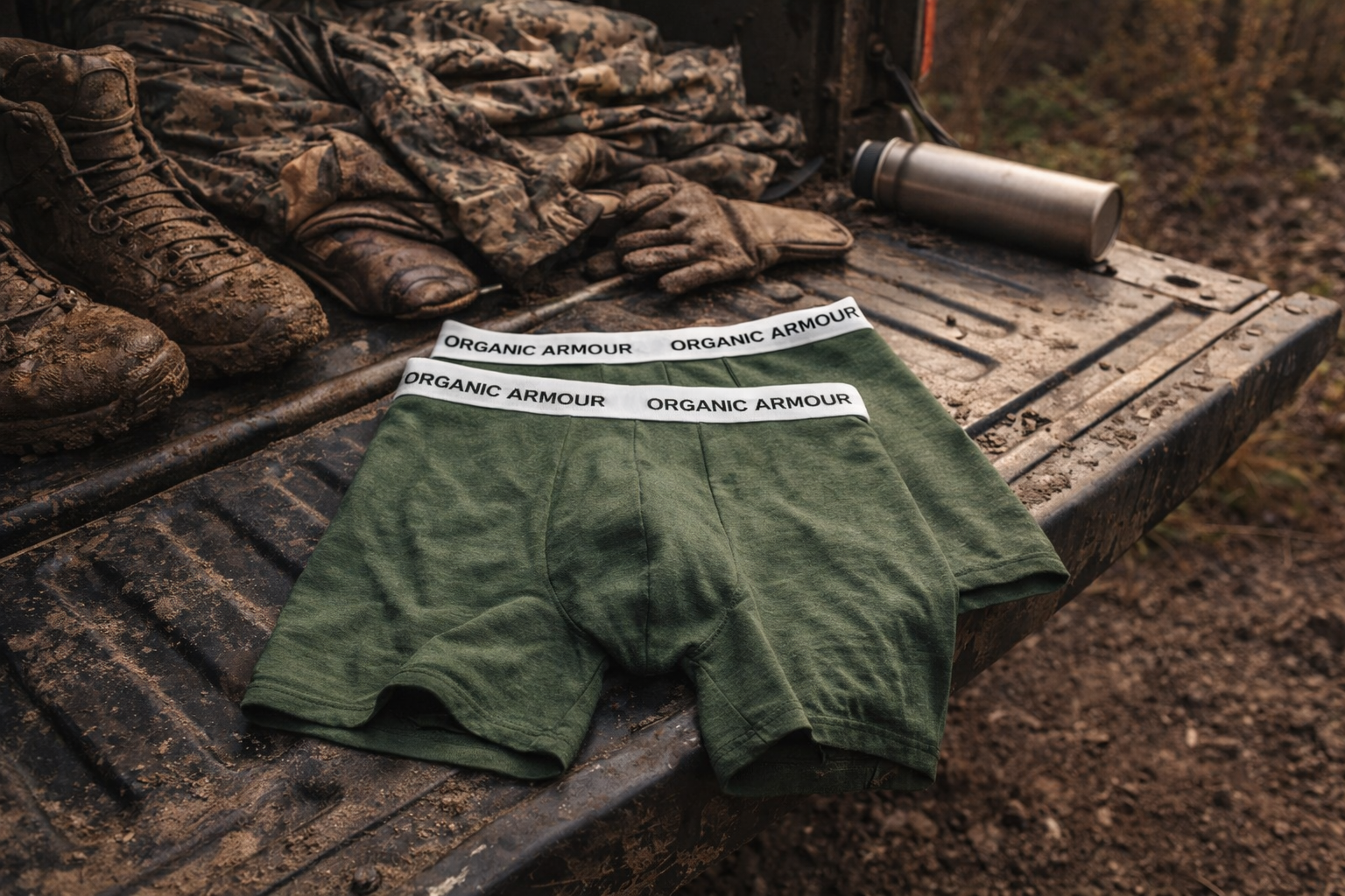 Core Boxer Briefs - Army Green (Limited Edition)